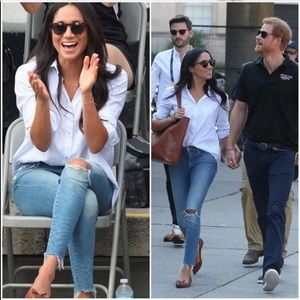 Mother Looker ankle fray